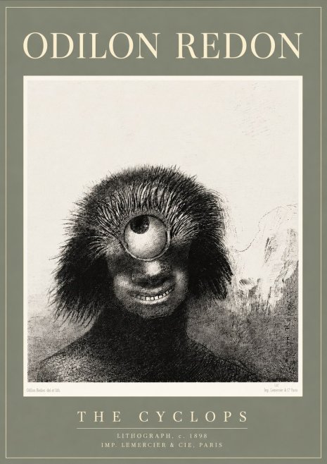 Odilon Redon The Cyclops II No3 - Juliste