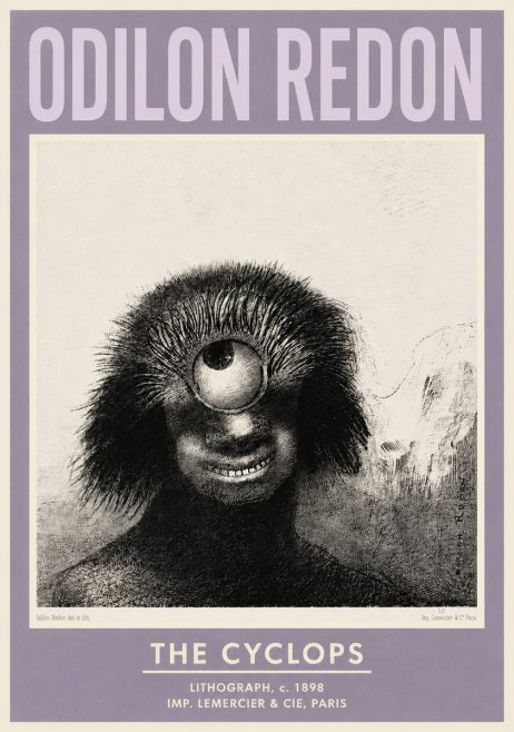 Odilon Redon The Cyclops II No4 - Juliste
