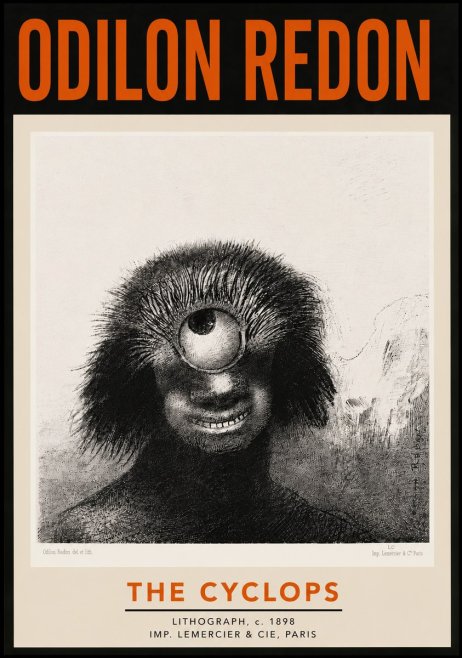 Odilon Redon The Cyclops II No5 - Juliste