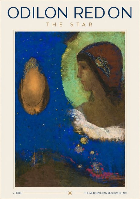 Odilon Redon The Star No3 - Juliste