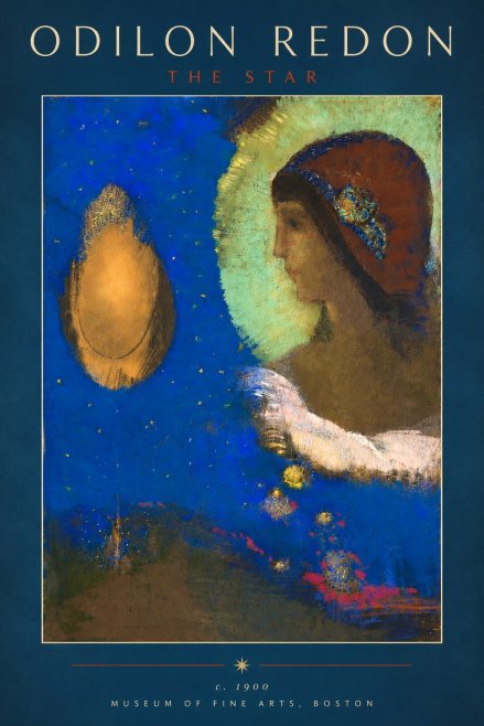Odilon Redon The Star No6 - Juliste