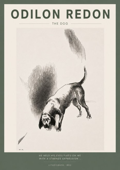 Odilon Redon The Dog No2 - Juliste