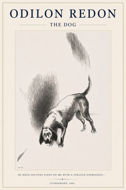Odilon Redon The Dog No3 - Juliste