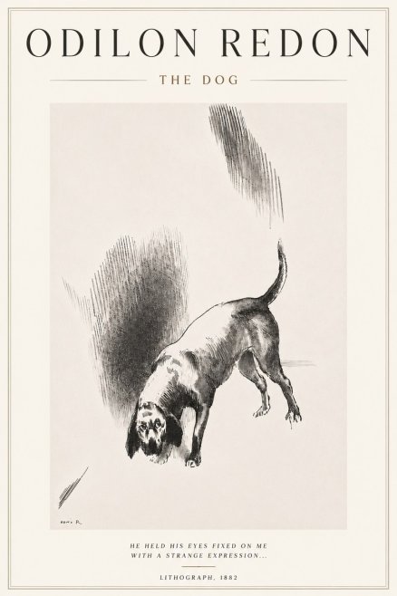 Odilon Redon The Dog No5 - Juliste