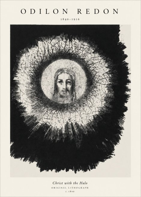 Odilon Redon Christ with the Halo No1 - Juliste