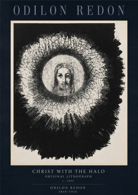 Odilon Redon Christ with the Halo No2 - Juliste
