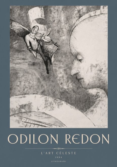Odilon Redon L'art Céleste No2 - Juliste
