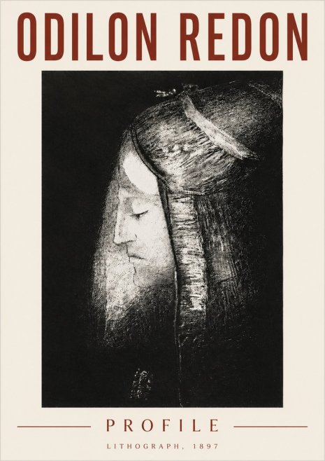 Odilon Redon Profile No3 - Juliste