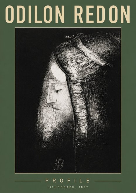 Odilon Redon Profile No5 - Juliste