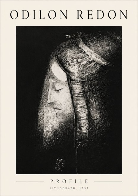 Odilon Redon Profile No6 - Juliste