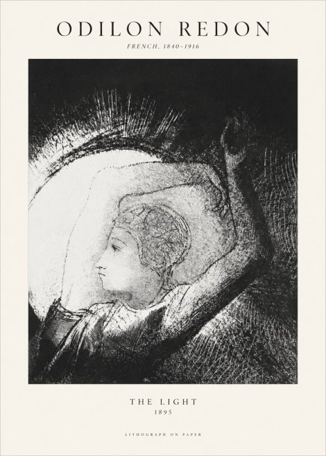 Odilon Redon The Light No1 - Juliste