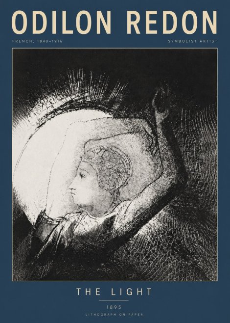 Odilon Redon The Light No2 - Juliste