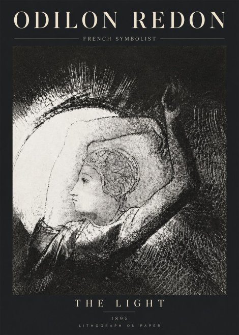 Odilon Redon The Light No3 - Juliste
