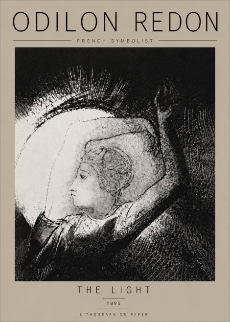 Odilon Redon The Light No6 - Juliste
