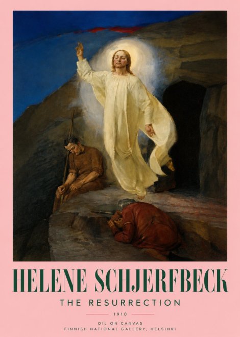 Helene Schjerfbeck The Resurrection No3 - Juliste