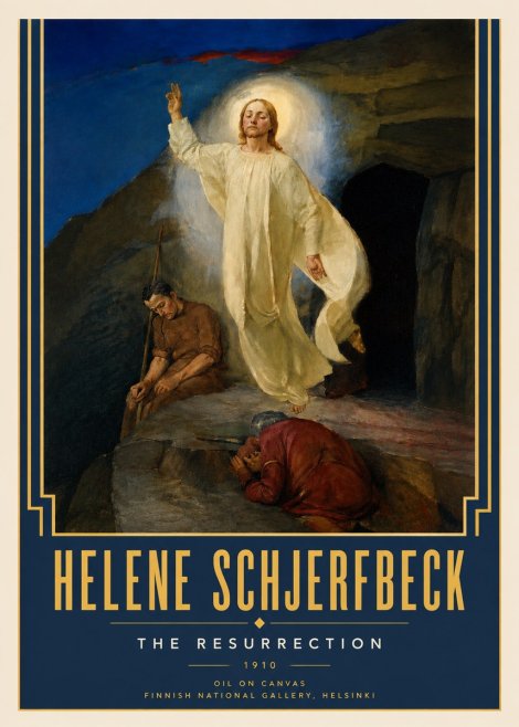 Helene Schjerfbeck The Resurrection No4 - Juliste