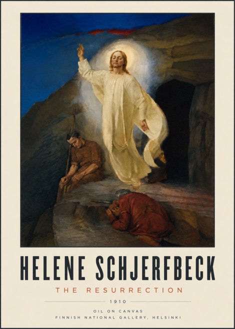 Helene Schjerfbeck The Resurrection No5 - Juliste