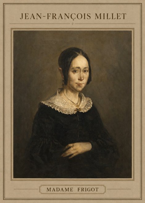 Jean-François Millet Madame Frigot No4 - Juliste