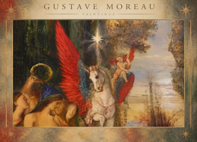 Gustave Moreau Pegasus No6 - Juliste