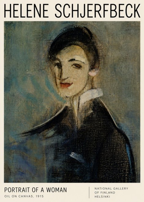 Helene Schjerfbeck Portrait of a Woman II No4 - Juliste