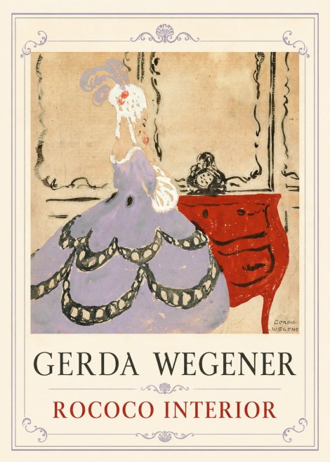 Gerda Wegener Lady in a Mauve Dress No6 - Juliste