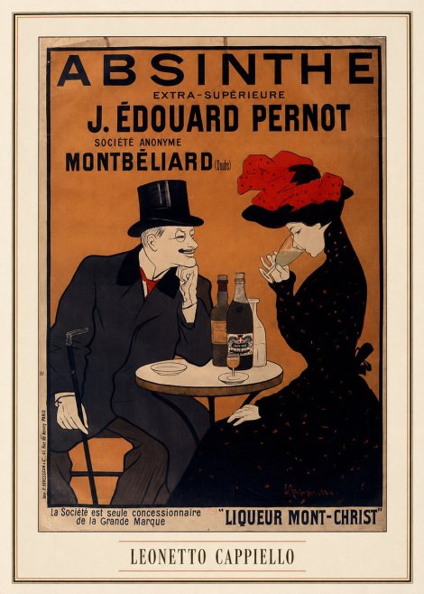 Leonetto Cappiello Absinthe J. Édouard Pernot No3 - Juliste