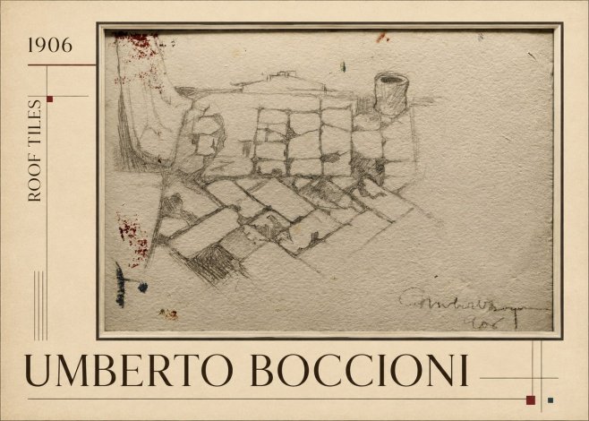 Umberto Boccioni Roof Tiles No1 - Juliste