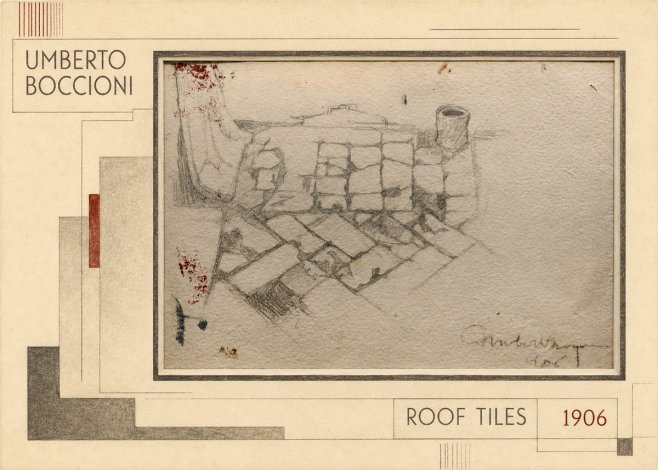 Umberto Boccioni Roof Tiles No2 - Juliste