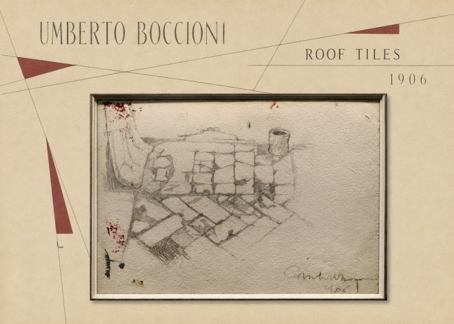 Umberto Boccioni Roof Tiles No3 - Juliste