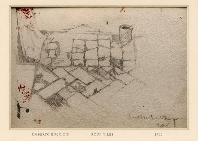 Umberto Boccioni Roof Tiles No6 - Juliste