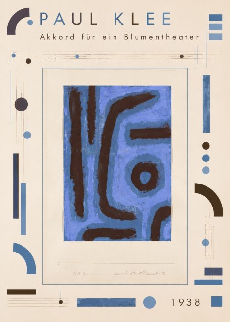 Paul Klee Akkord Für Ein Blumentheater No4 - Juliste