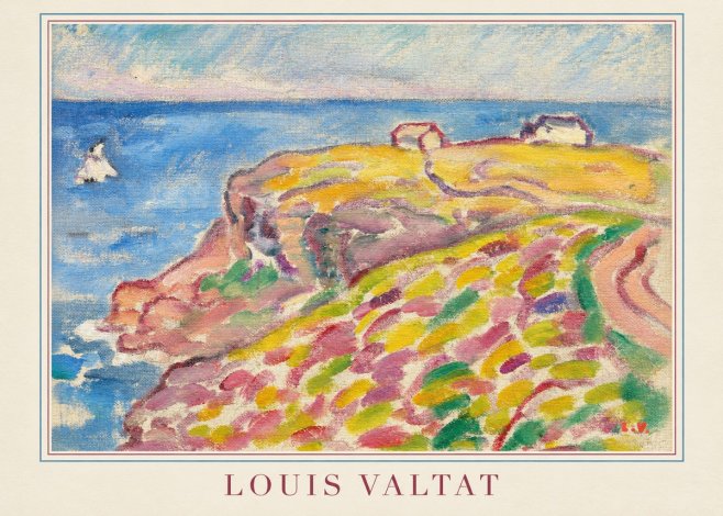 Louis Valtat Coastal Landscape with Bather No4 - Juliste