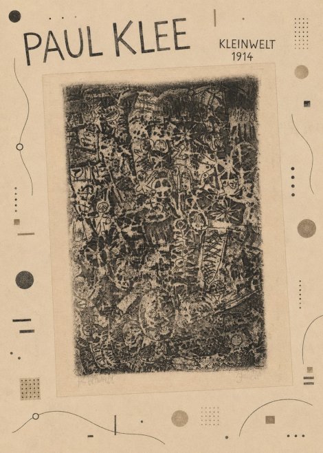 Paul Klee Kleinwelt No2 - Juliste