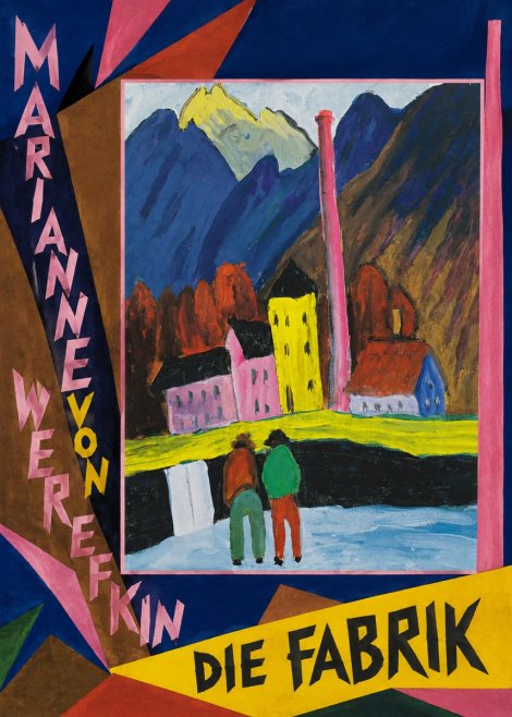 Marianne von Werefkin Die Fabrik No4 - Juliste