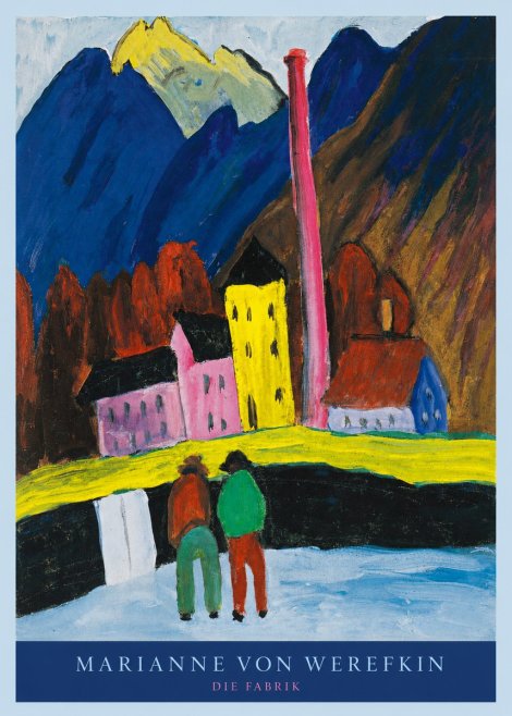 Marianne von Werefkin Die Fabrik No6 - Juliste