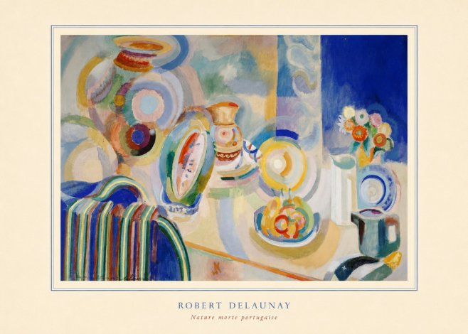 Robert Delaunay Nature Morte Portugaise No4 - Juliste
