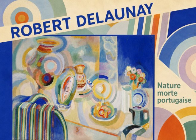 Robert Delaunay Nature Morte Portugaise No5 - Juliste