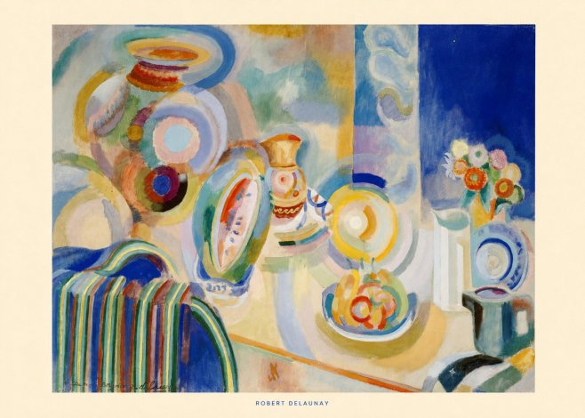 Robert Delaunay Nature Morte Portugaise No6 - Juliste