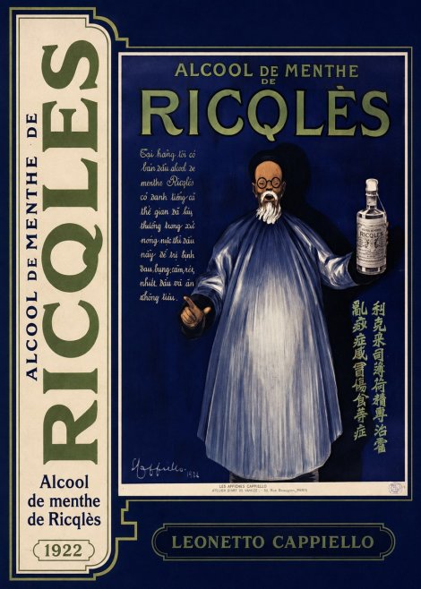 Leonetto Cappiello Alcool De Menthe De Ricqlès II No5 - Juliste