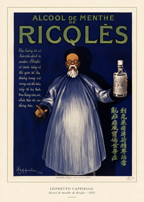 Leonetto Cappiello Alcool De Menthe De Ricqlès II No6 - Juliste
