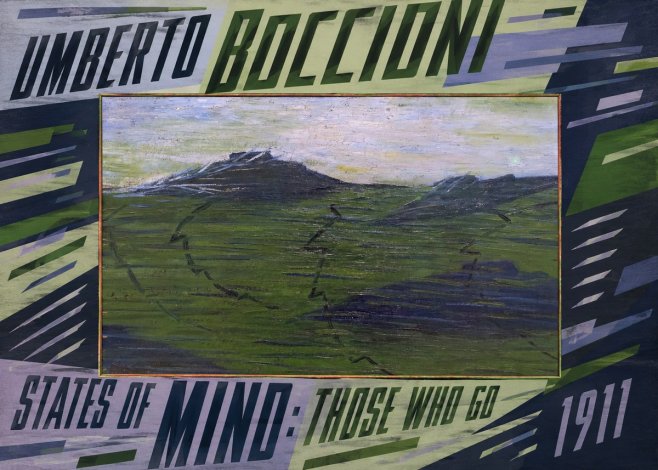 Umberto Boccioni States of Mind: Those Who Go No5 - Juliste