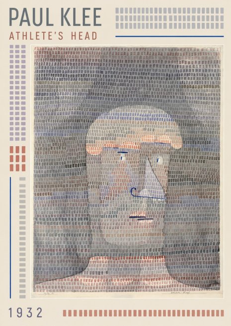 Paul Klee Athlete's Head No1 - Juliste