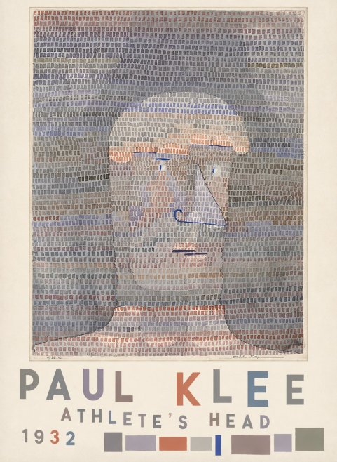 Paul Klee Athlete's Head No5 - Juliste