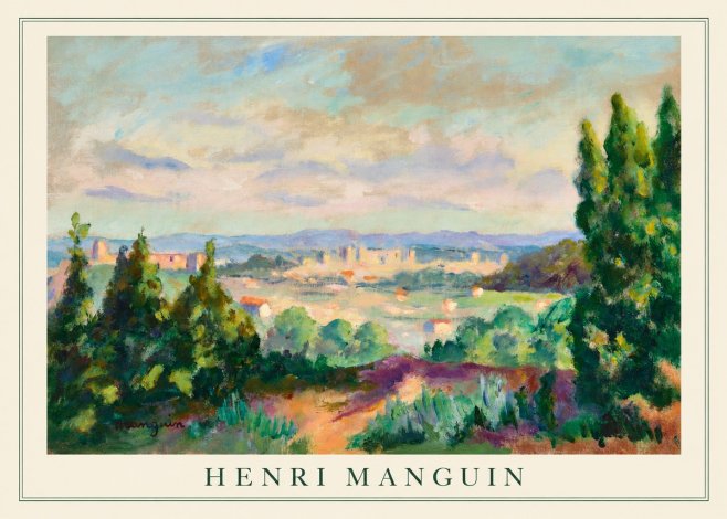 Henri Manguin Mediterranean City View No4 - Juliste