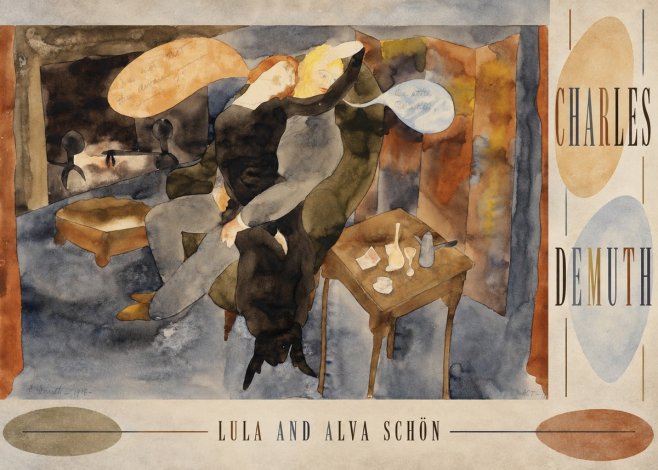 Charles Demuth Lula and Alva Schön No5 - Juliste