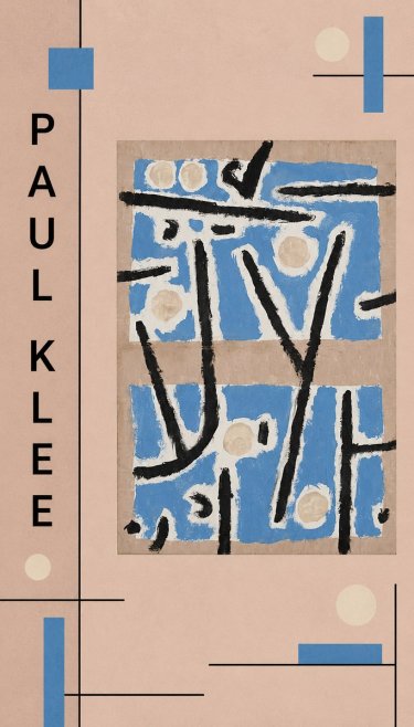 Paul Klee Abstract Geometric Composition No2 - Juliste