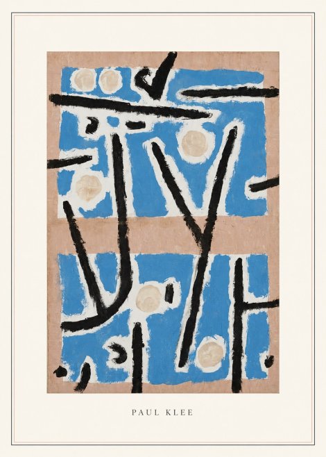 Paul Klee Abstract Geometric Composition No4 - Juliste
