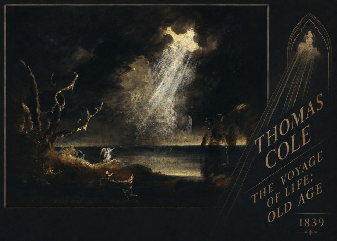 Thomas Cole The Voyage of Life: Old Age I No2 - Juliste