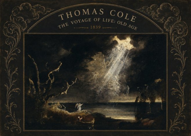 Thomas Cole The Voyage of Life: Old Age I No3 - Juliste