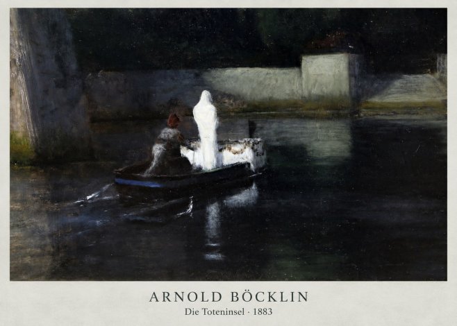 Arnold Böcklin Die Toteninsel III No2 - Juliste
